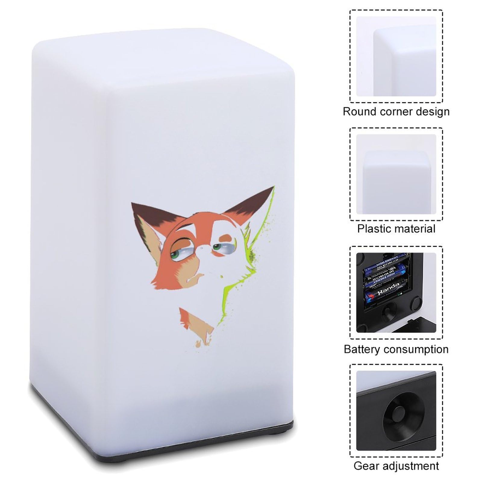 ズートピアルームライト Amazon.co.jp : ナイトライト ズートピア ニック・ワイルド 電気